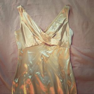 Gold dress